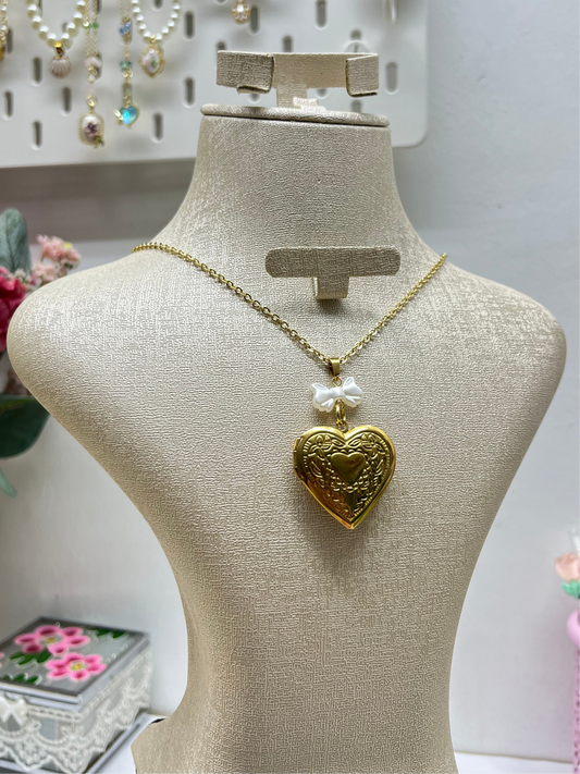 Heart locket necklaces