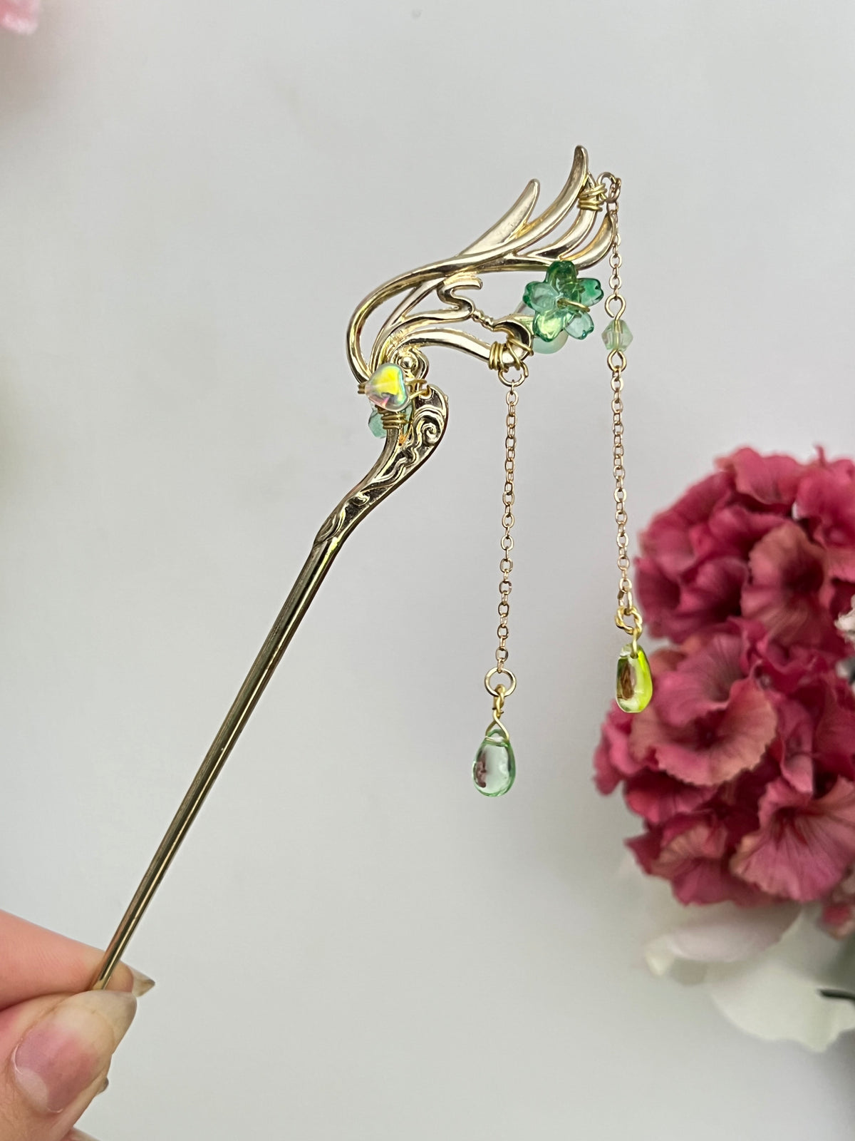 The Enchanted Teardrop Chignon Pin