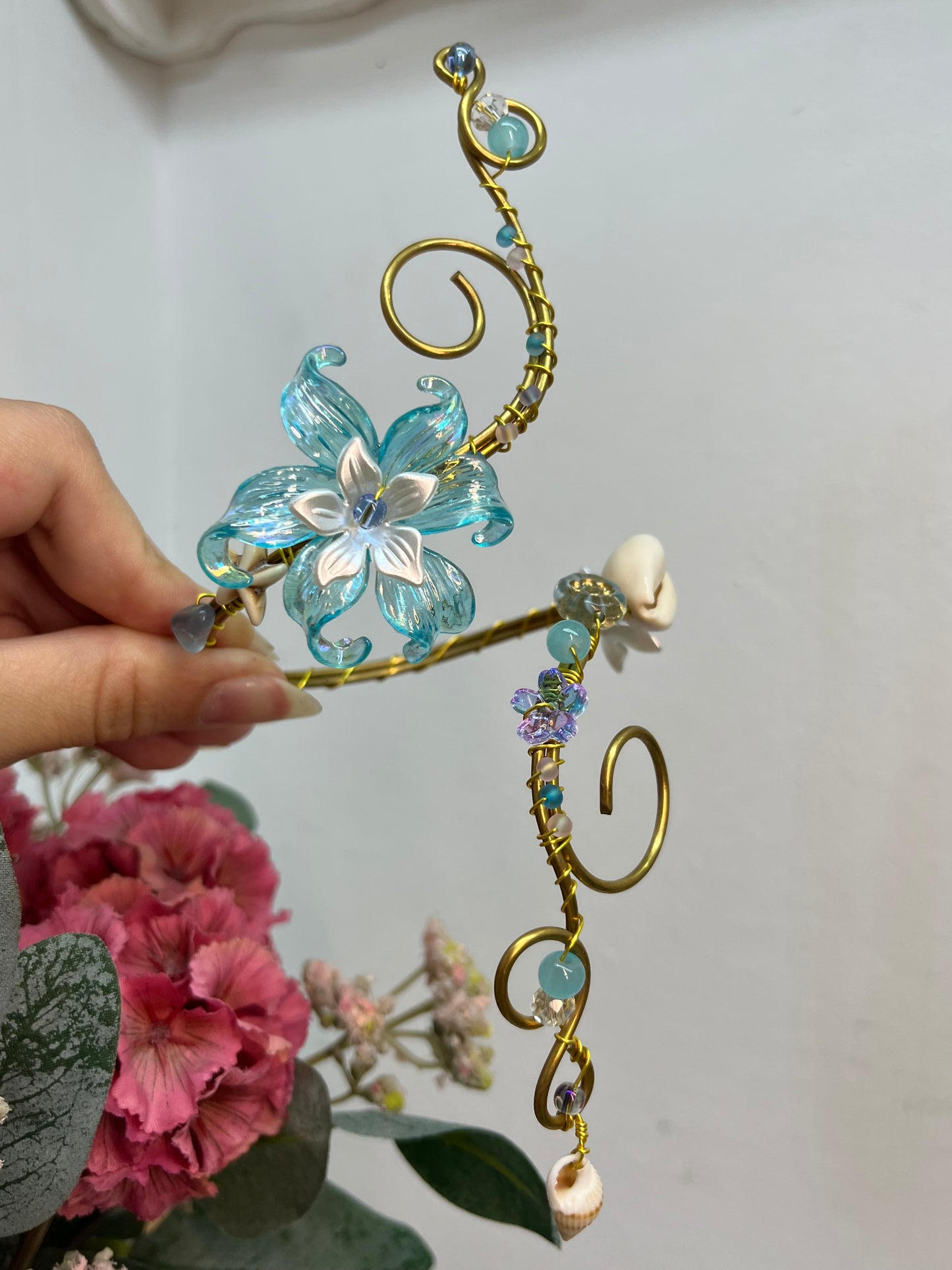 Azure Ocean Siren Arm Cuff