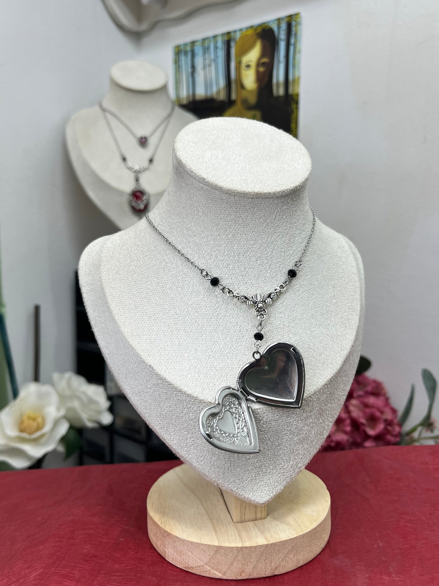 Victorian Vow Heart Necklace