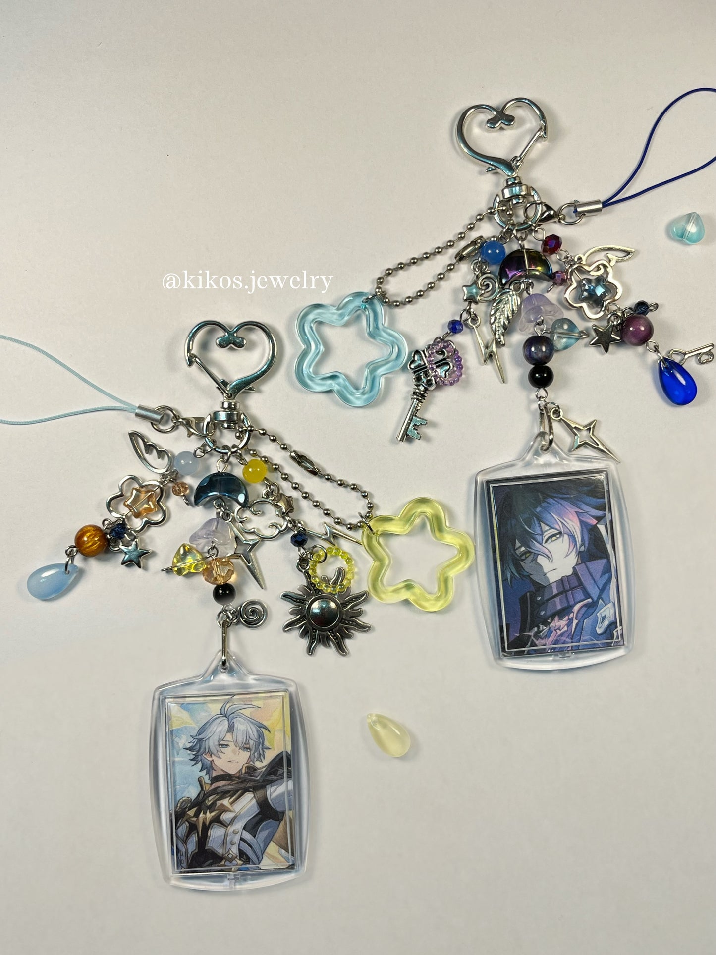 Genshin inspired keychains