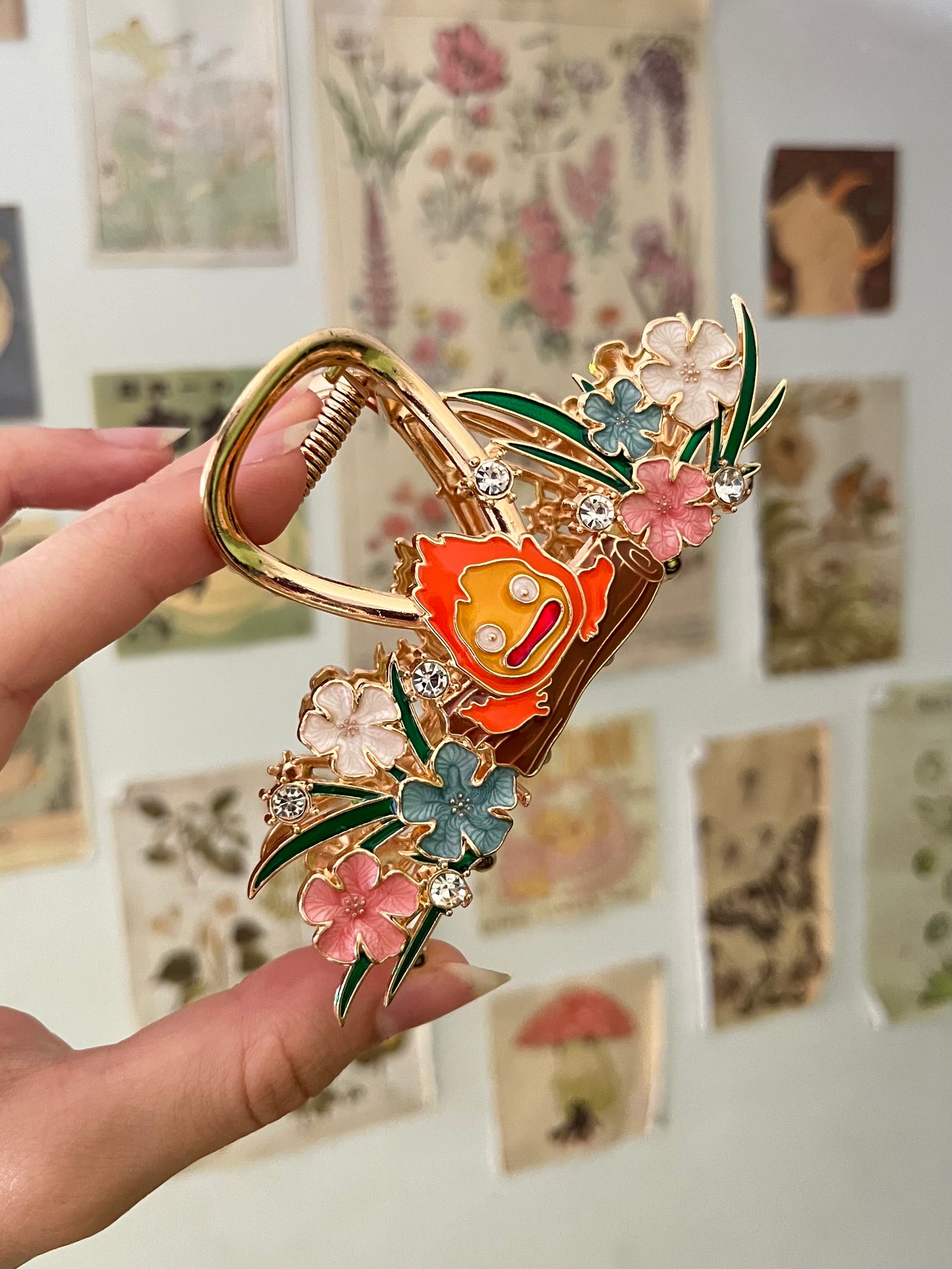 Studio Ghibli Inspired Claw Clips