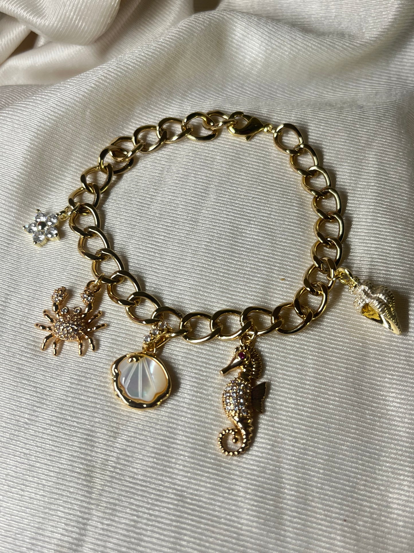 Coastal Charm Link Bracelet