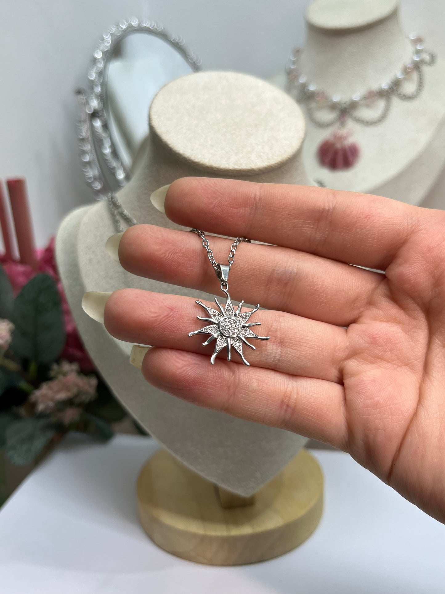 Radiant Starburst Layered Necklace