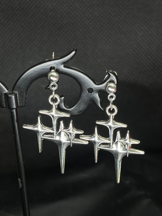 Celestial Sparkle Dangle Earrings