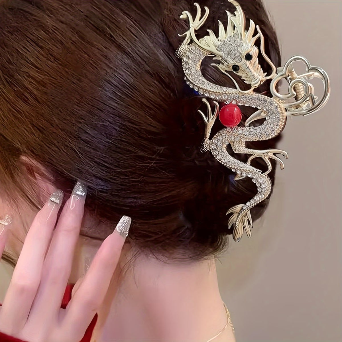 dragon hairclip