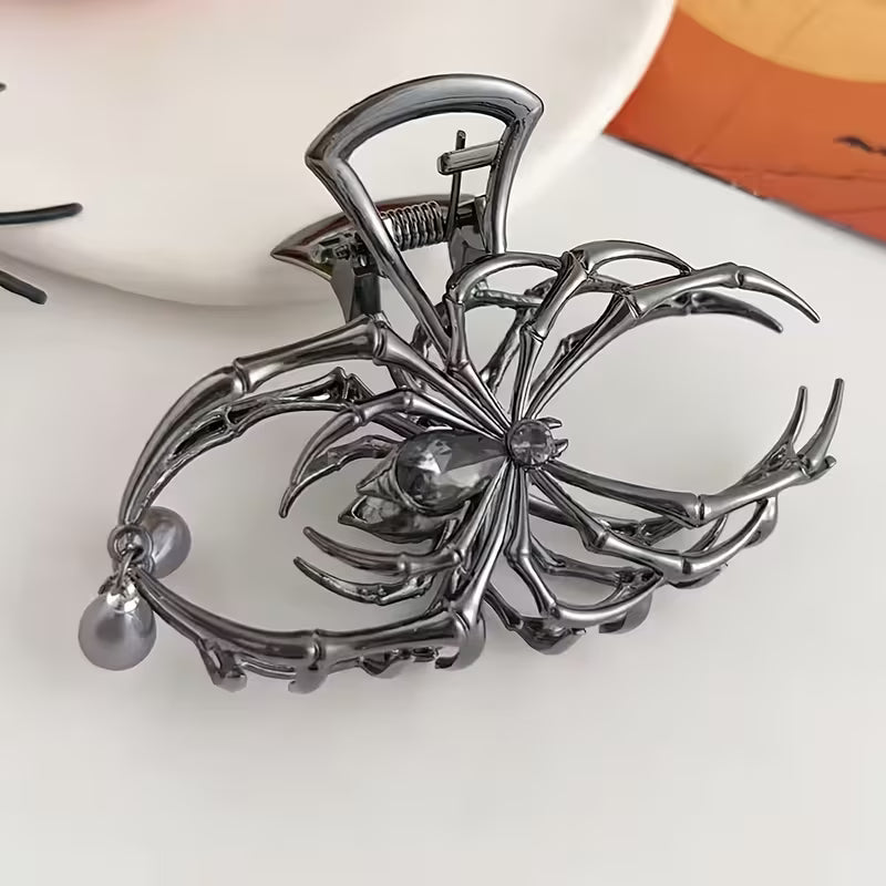 Diamond Spider Hair Clip