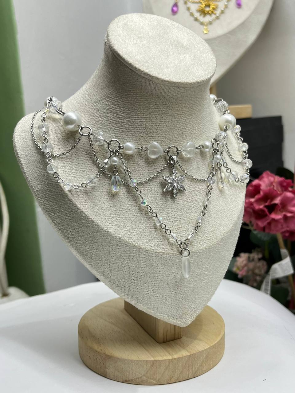 Winter’s Enchantment Snowflake Choker