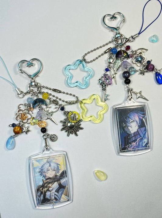 Genshin inspired keychains