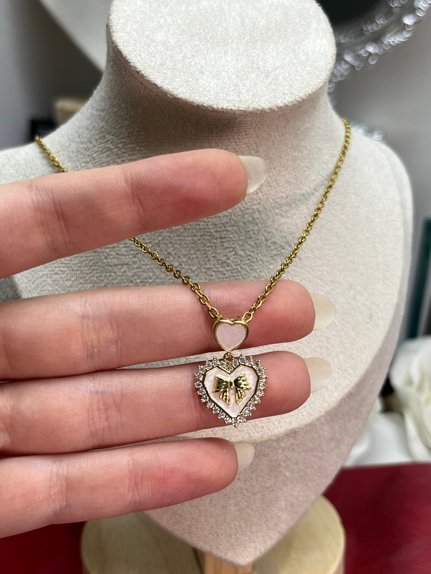 Sweet Whisper Heart Necklace