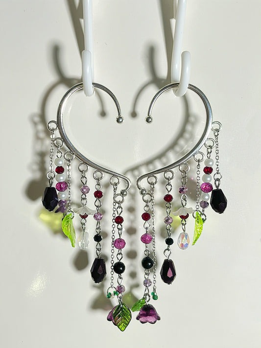 Afterdark Bellflower Ear-cuffs