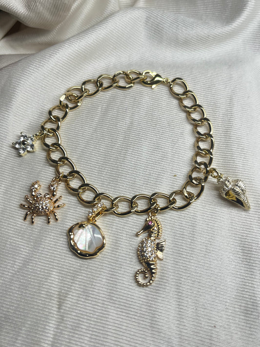 Coastal Charm Link Bracelet