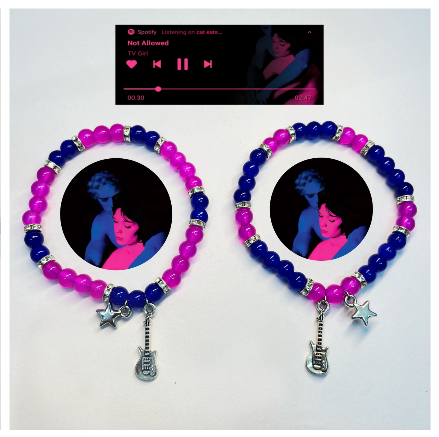 TV Girl matching bracelets