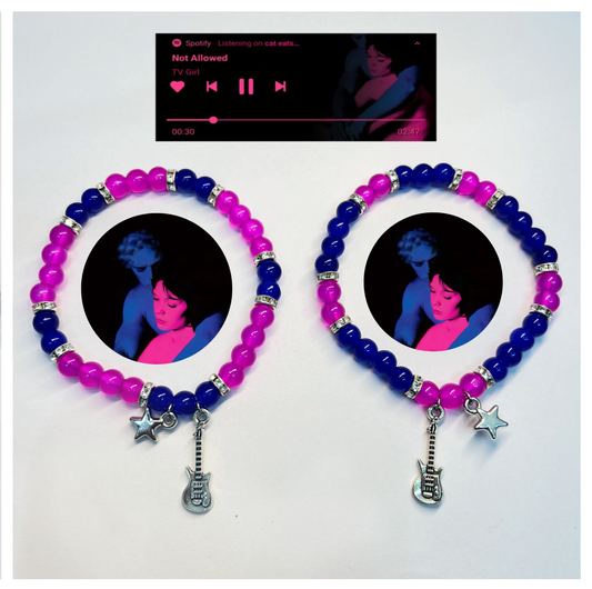 TV Girl matching bracelets