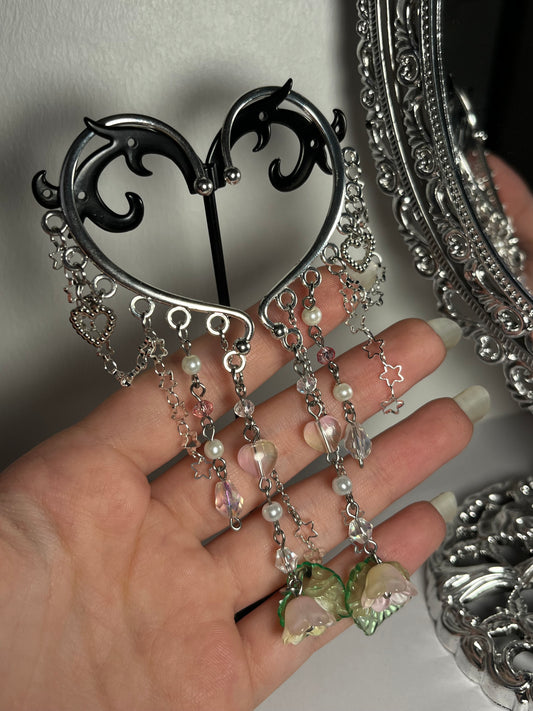 flower ear-cuff