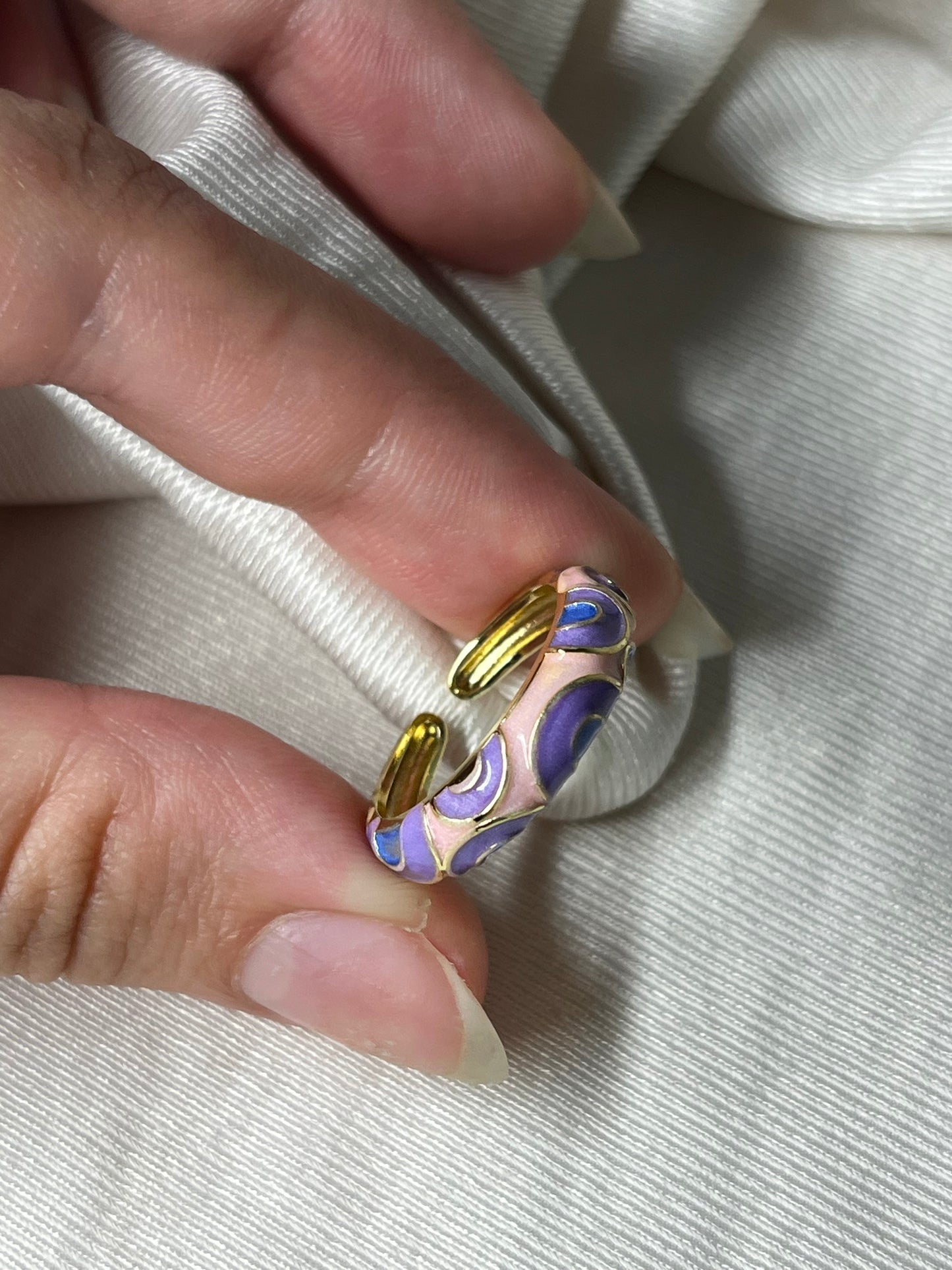 Enchanted Garden Stackable Rings (Pink & Purple Collection)