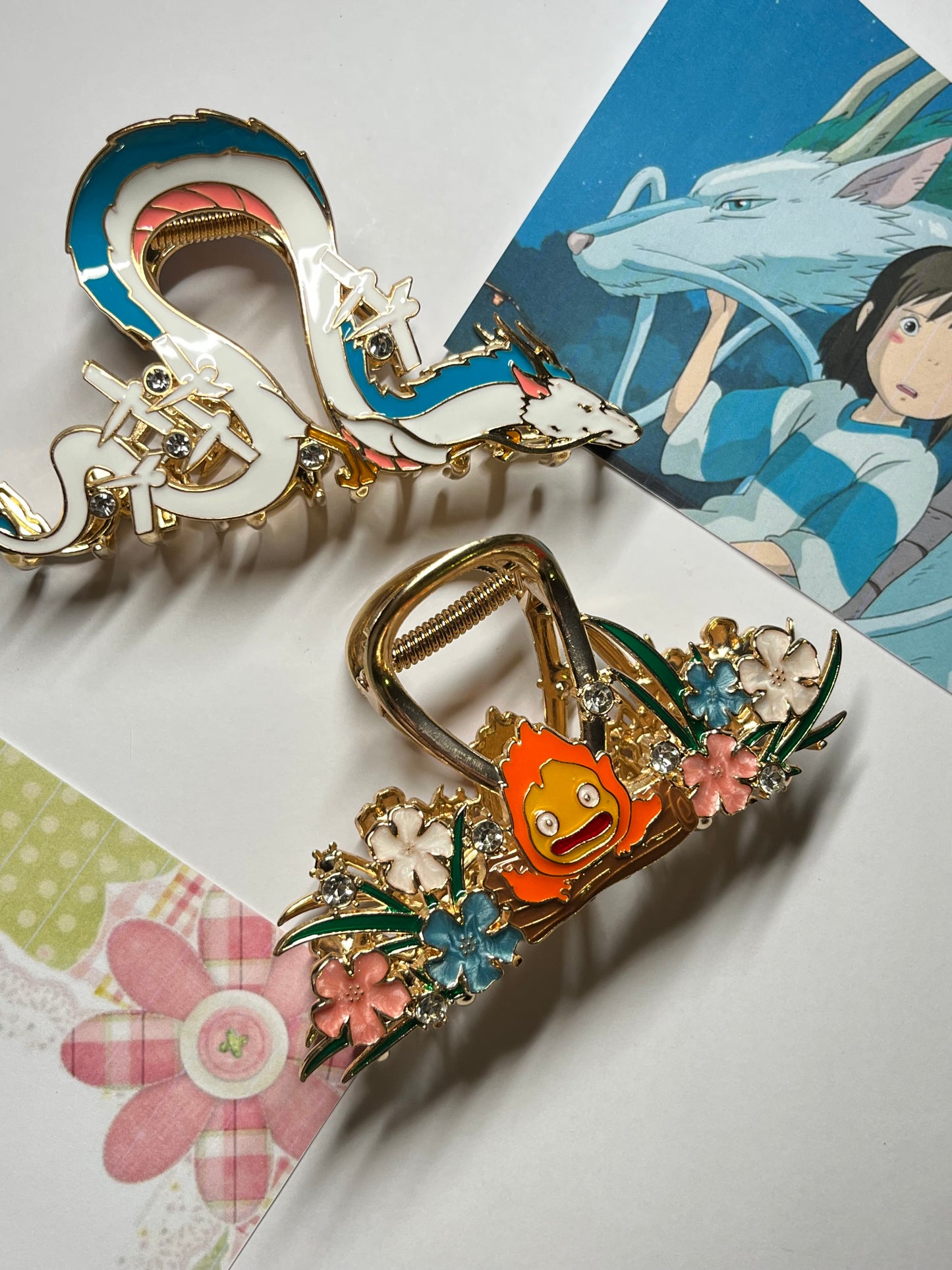 Studio Ghibli Inspired Claw Clips