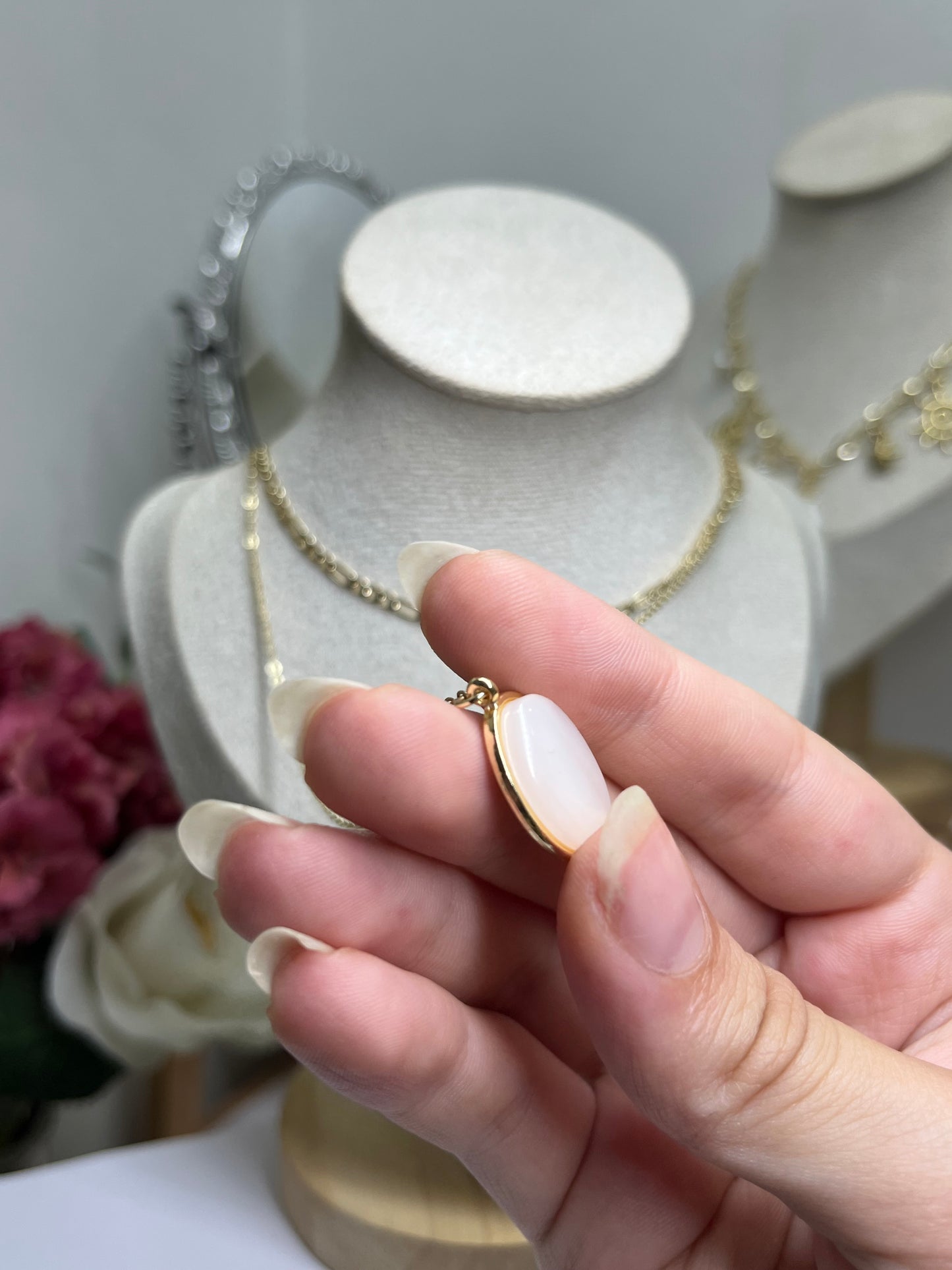Ethereal Teardrop Layered Necklace