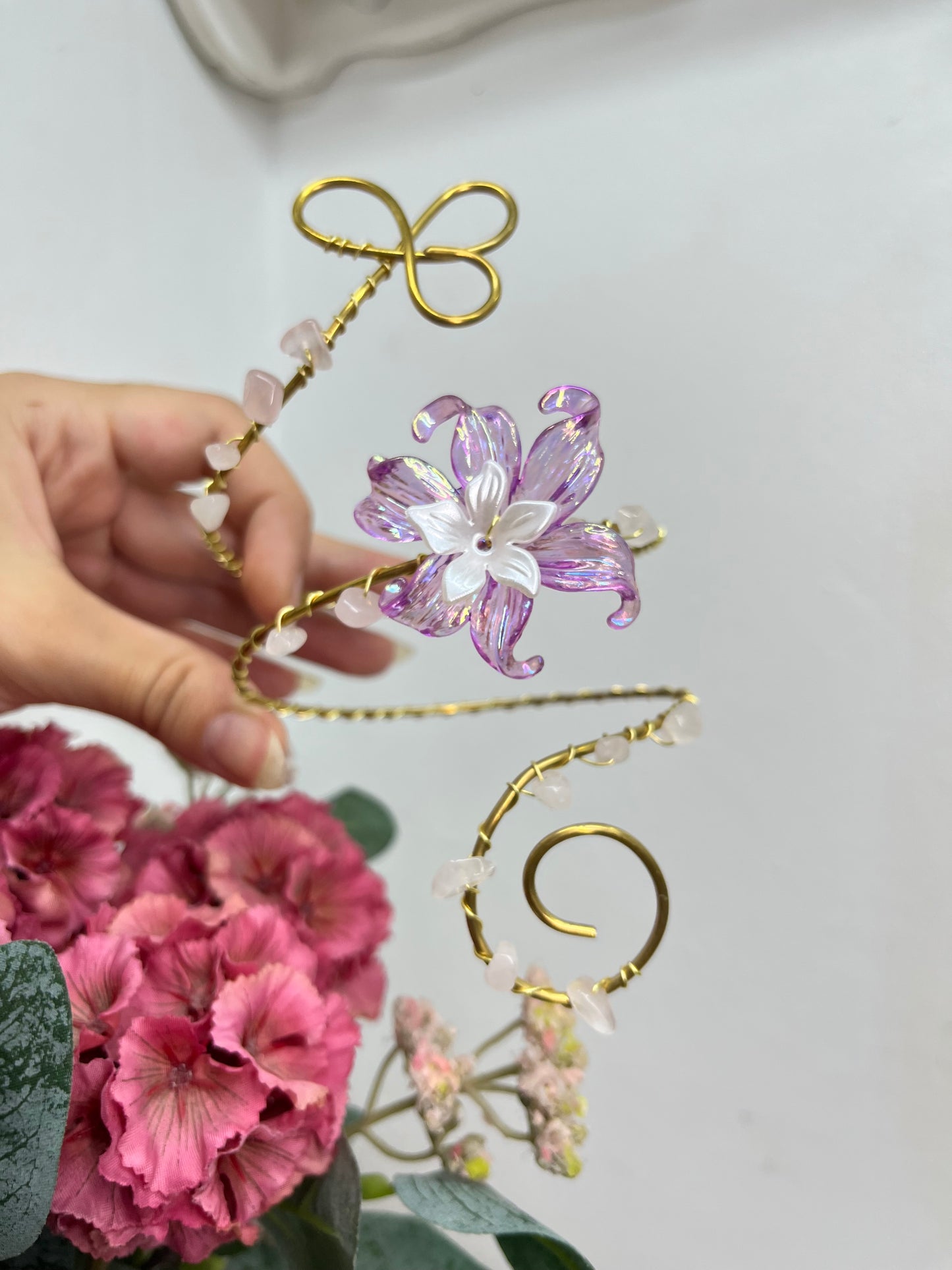 Twilight Orchid Arm Cuff