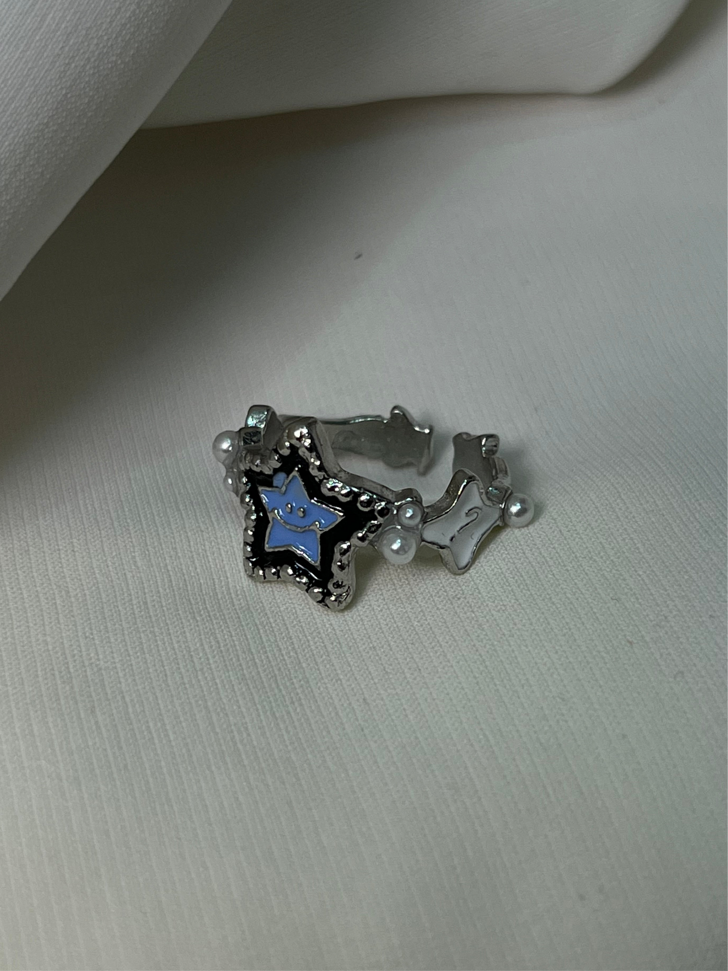Blue stars rings