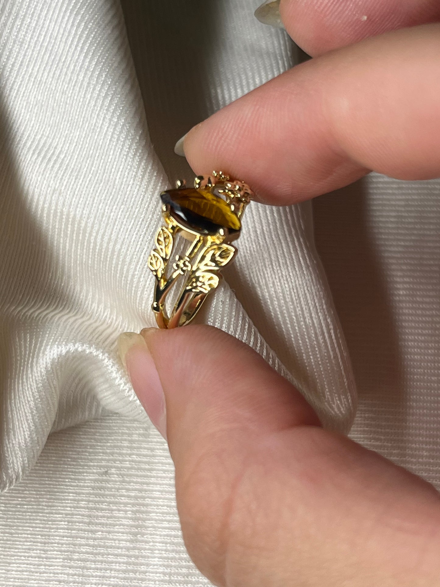 Enchanted Forest Marquise Ring
