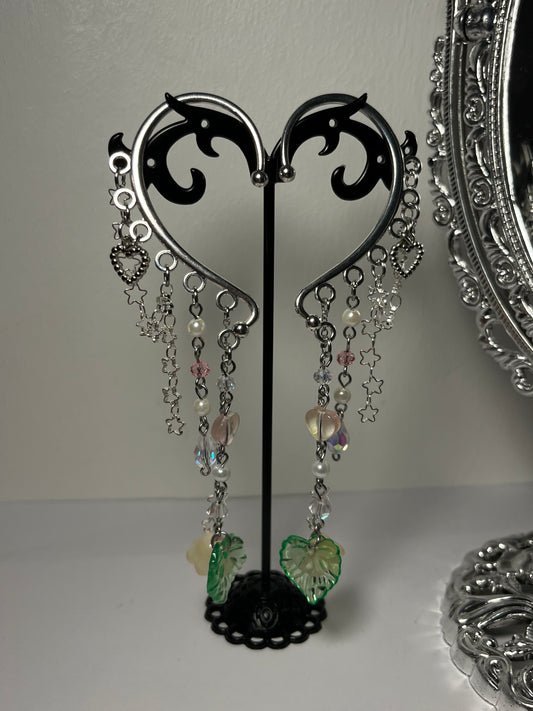 flower ear-cuff