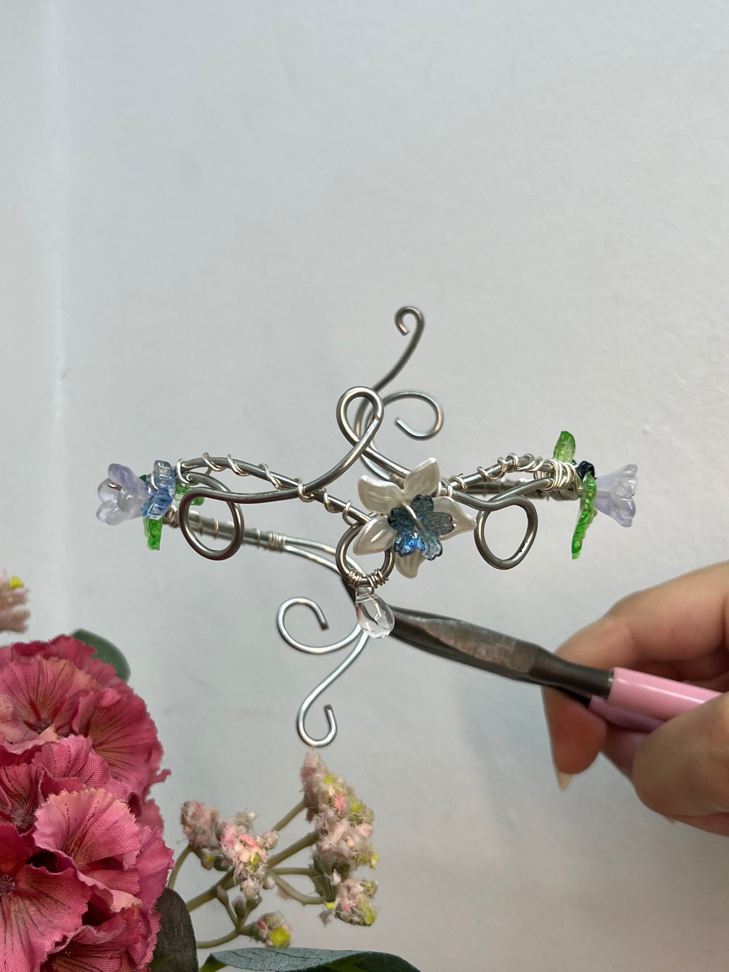 Midnight Blossom Adjustable Arm Cuff