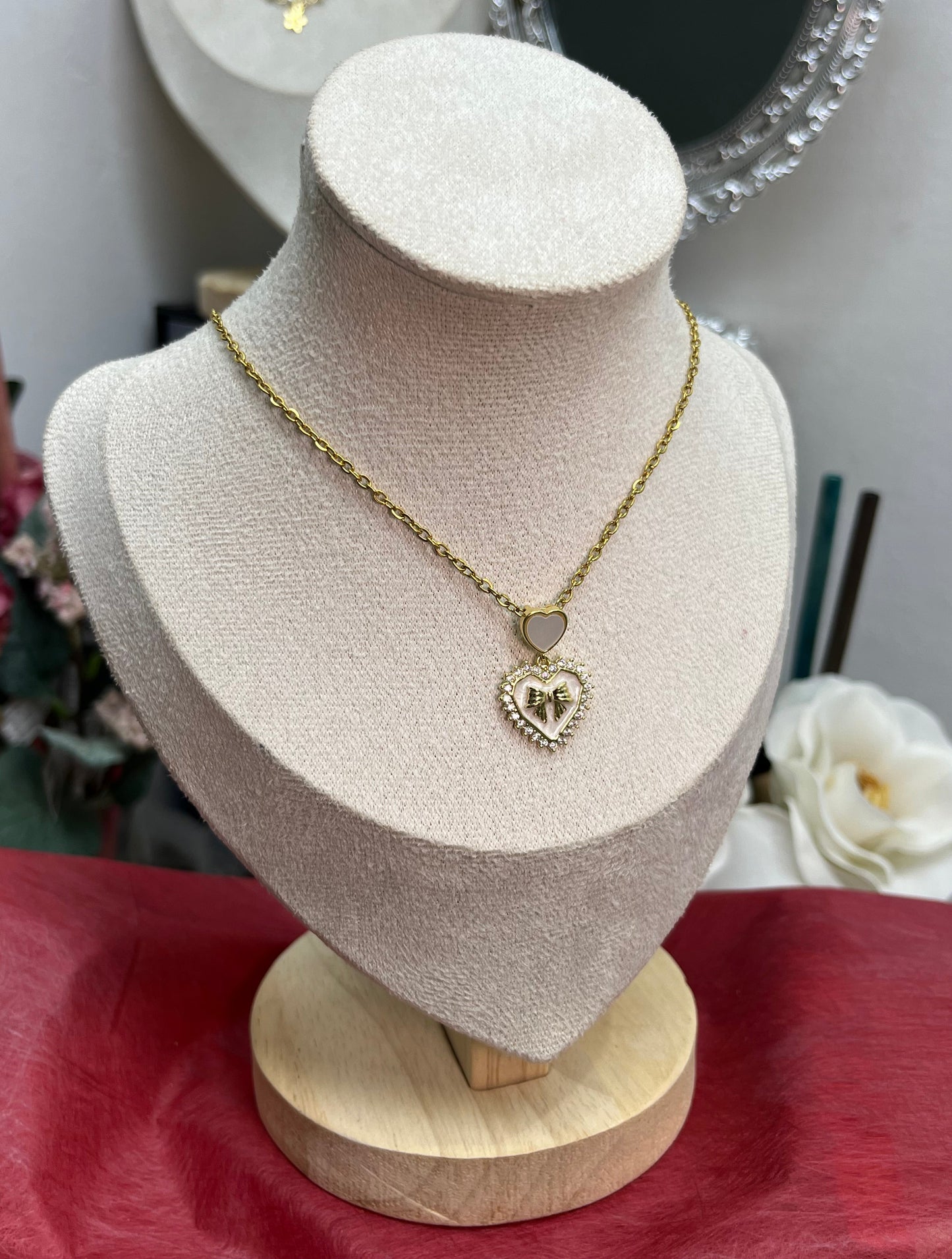 Sweet Whisper Heart Necklace