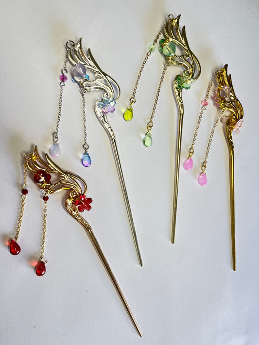The Enchanted Teardrop Chignon Pin