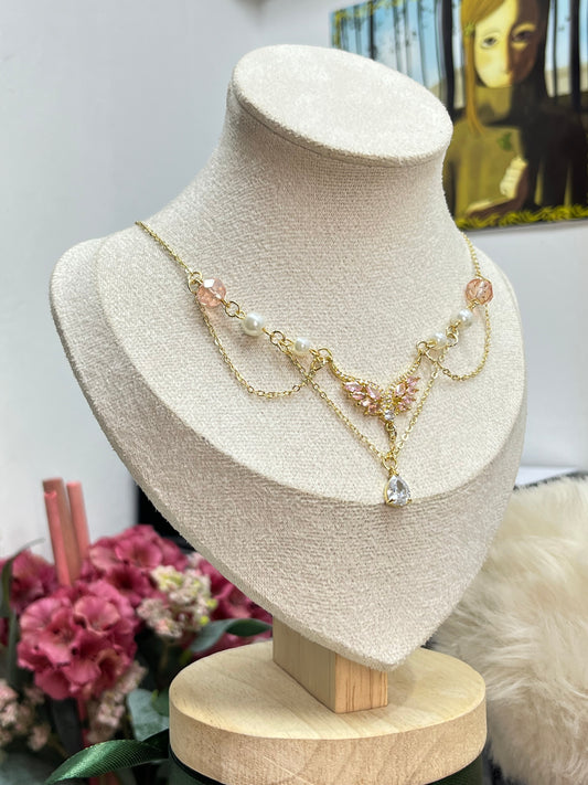 The Seraphic Aura Necklace: Enchanted Cascade