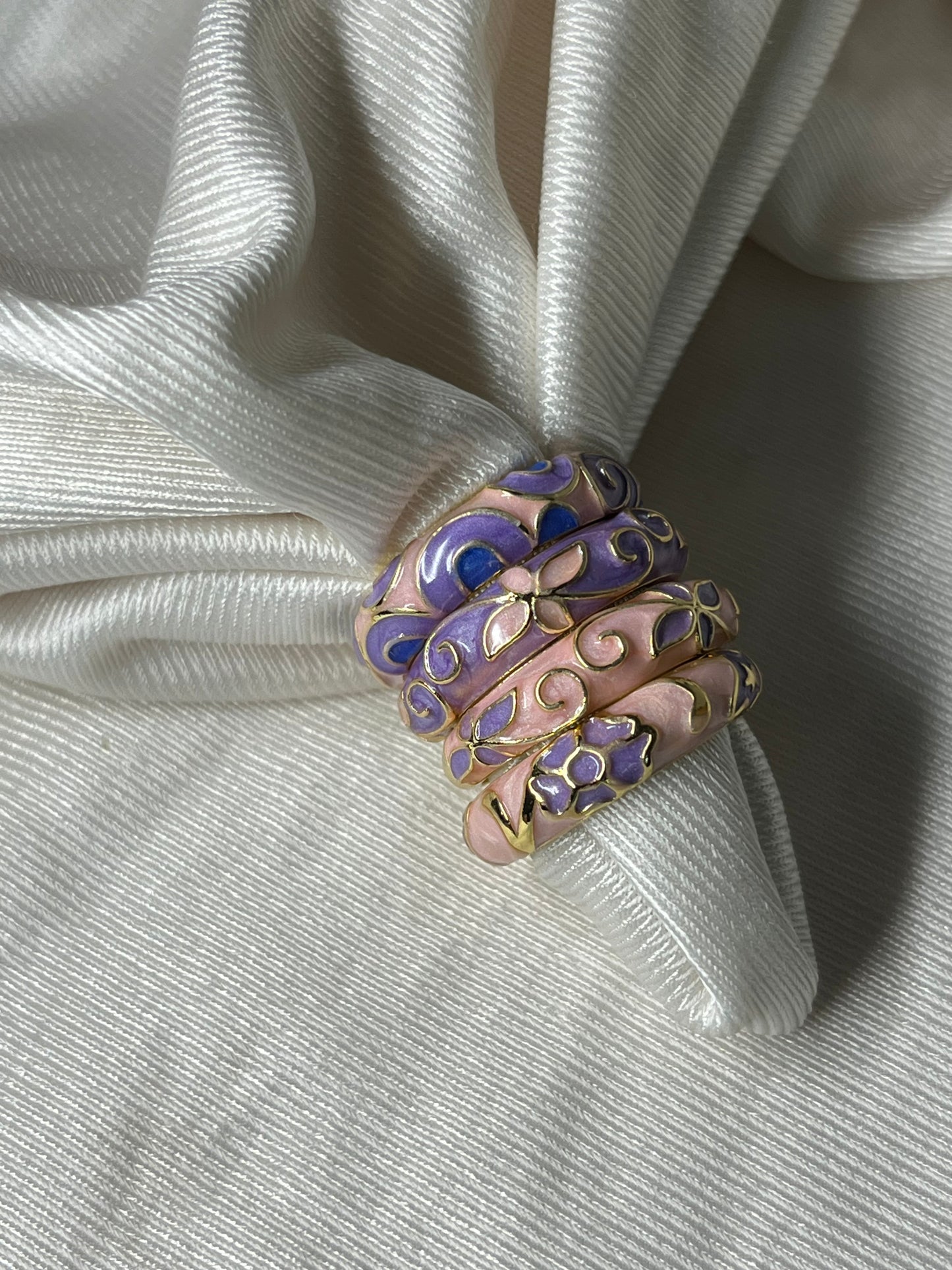 Enchanted Garden Stackable Rings (Pink & Purple Collection)