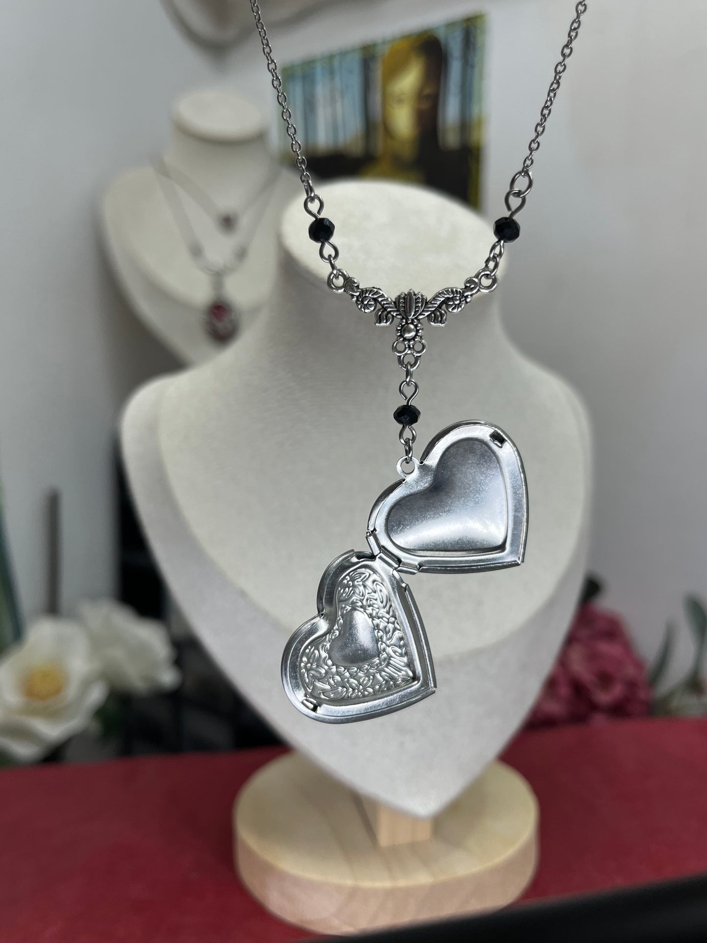 Victorian Vow Heart Necklace