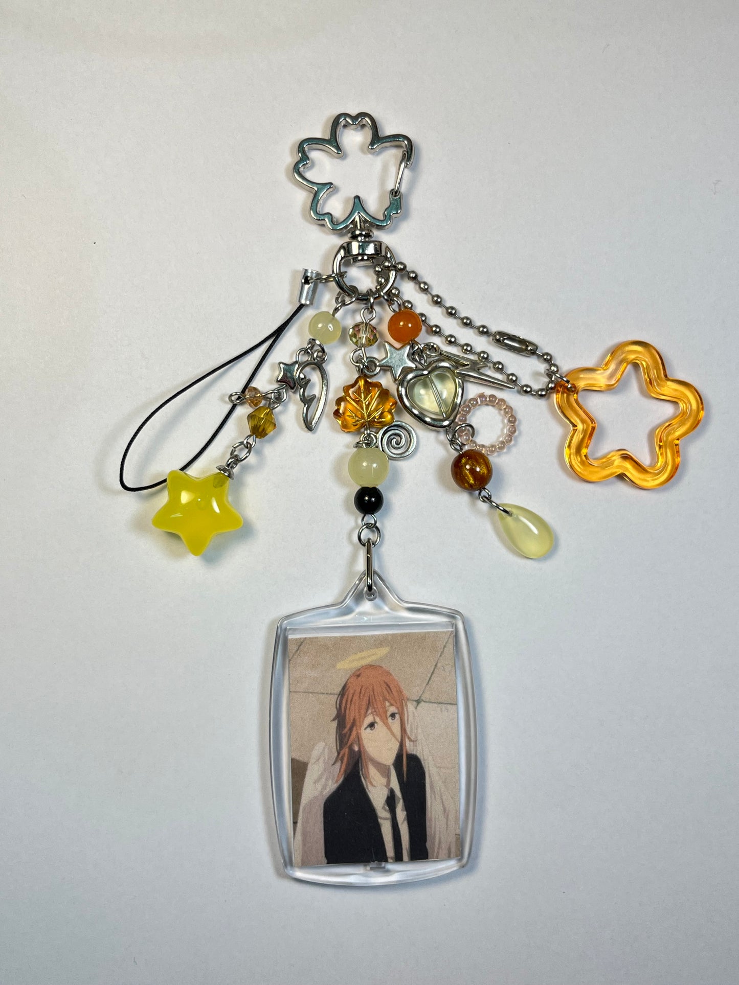Angel and Aki matching keychains
