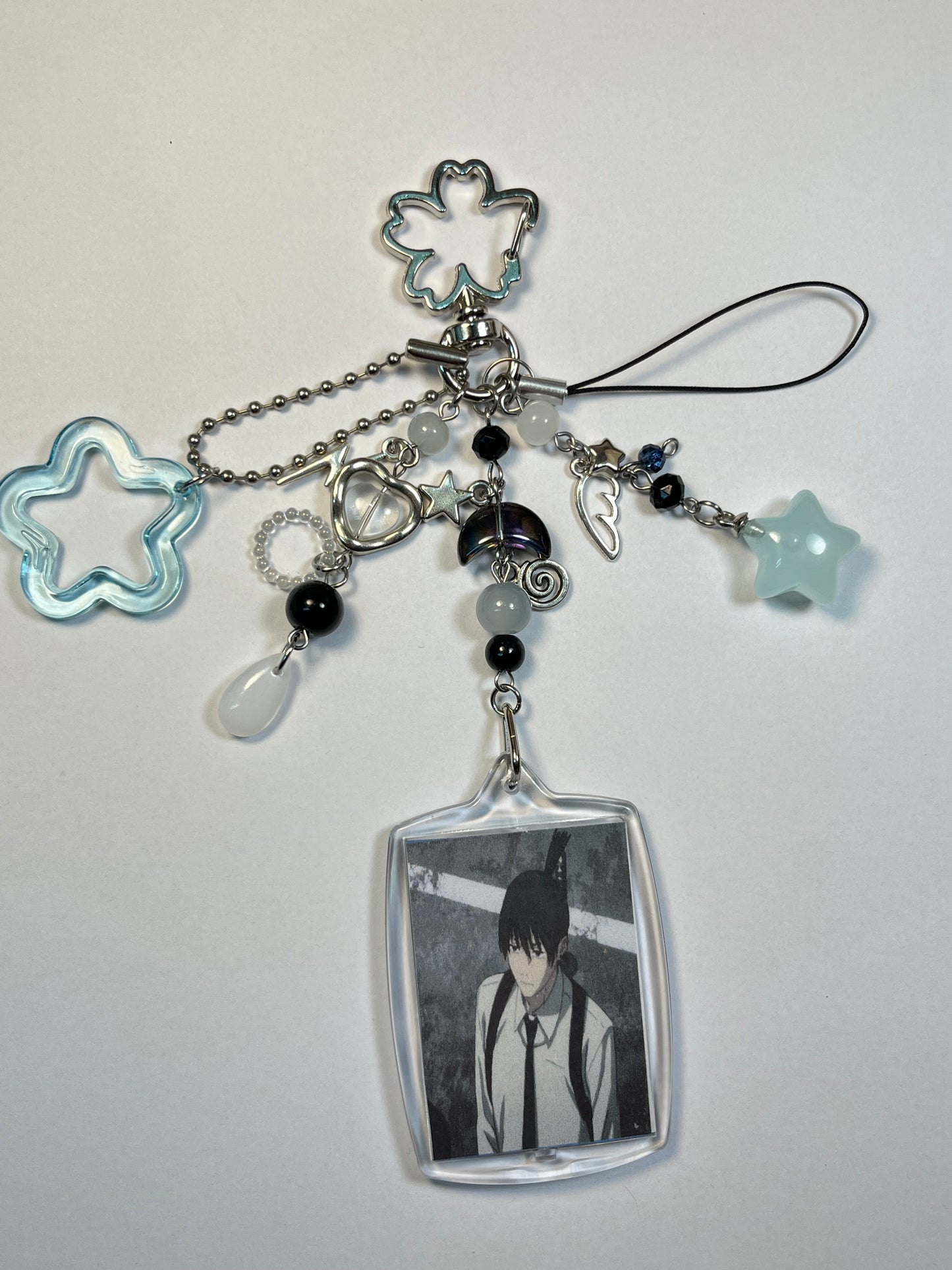 Angel and Aki matching keychains