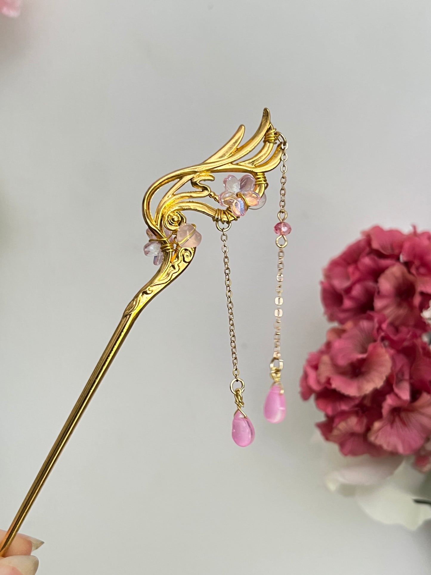 The Enchanted Teardrop Chignon Pin