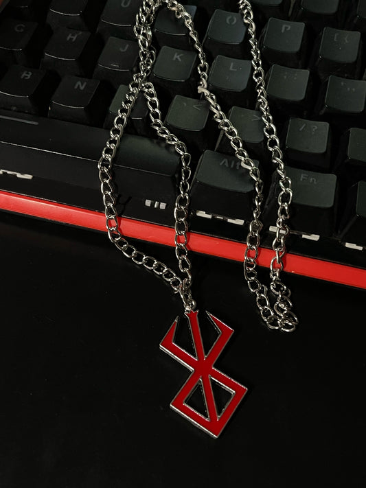 Red Berserk necklace red