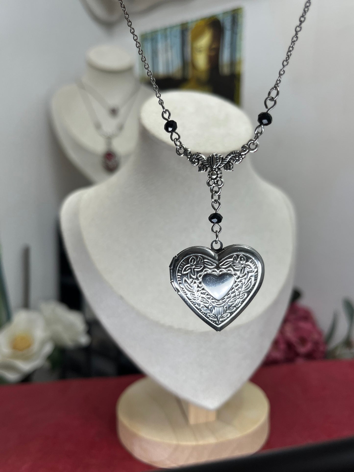 Victorian Vow Heart Necklace