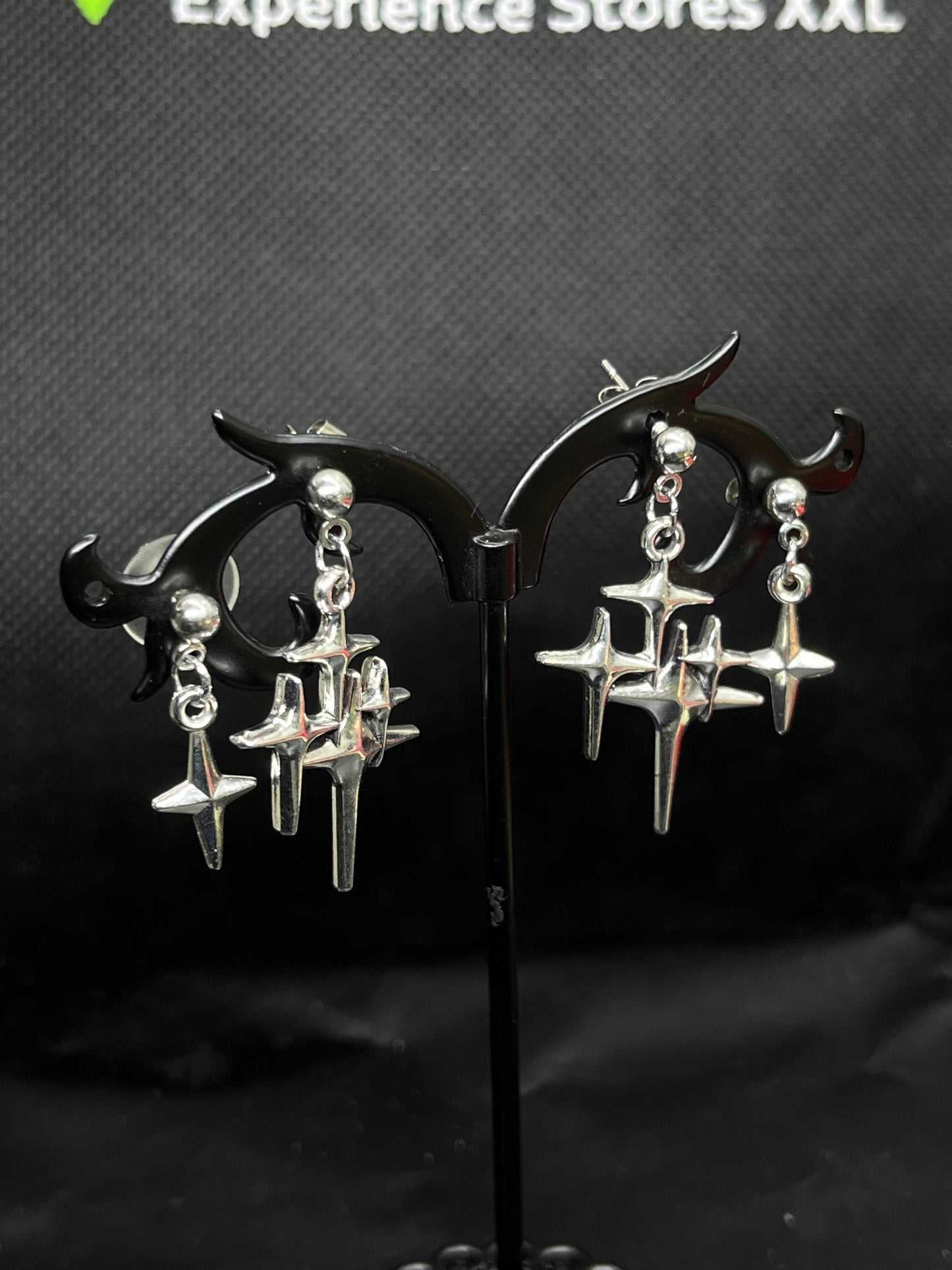 Celestial Sparkle Dangle Earrings