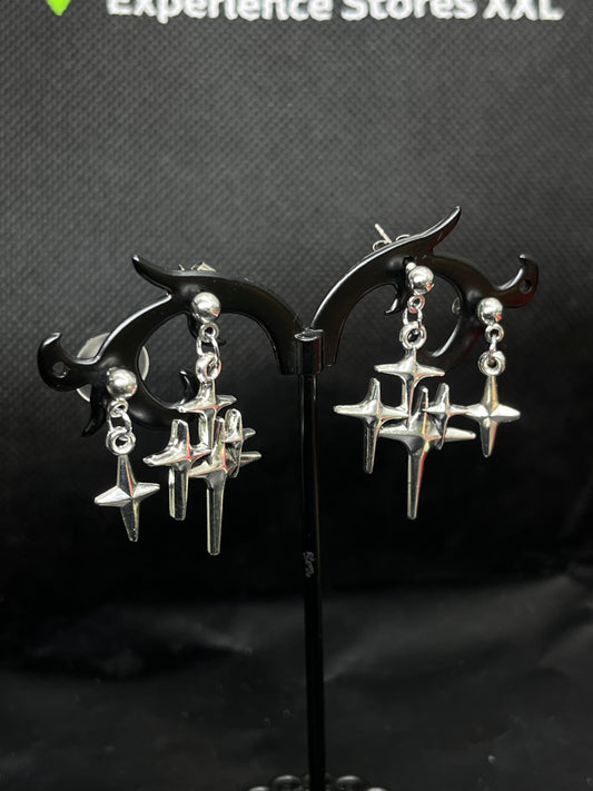 Celestial Sparkle Dangle Earrings
