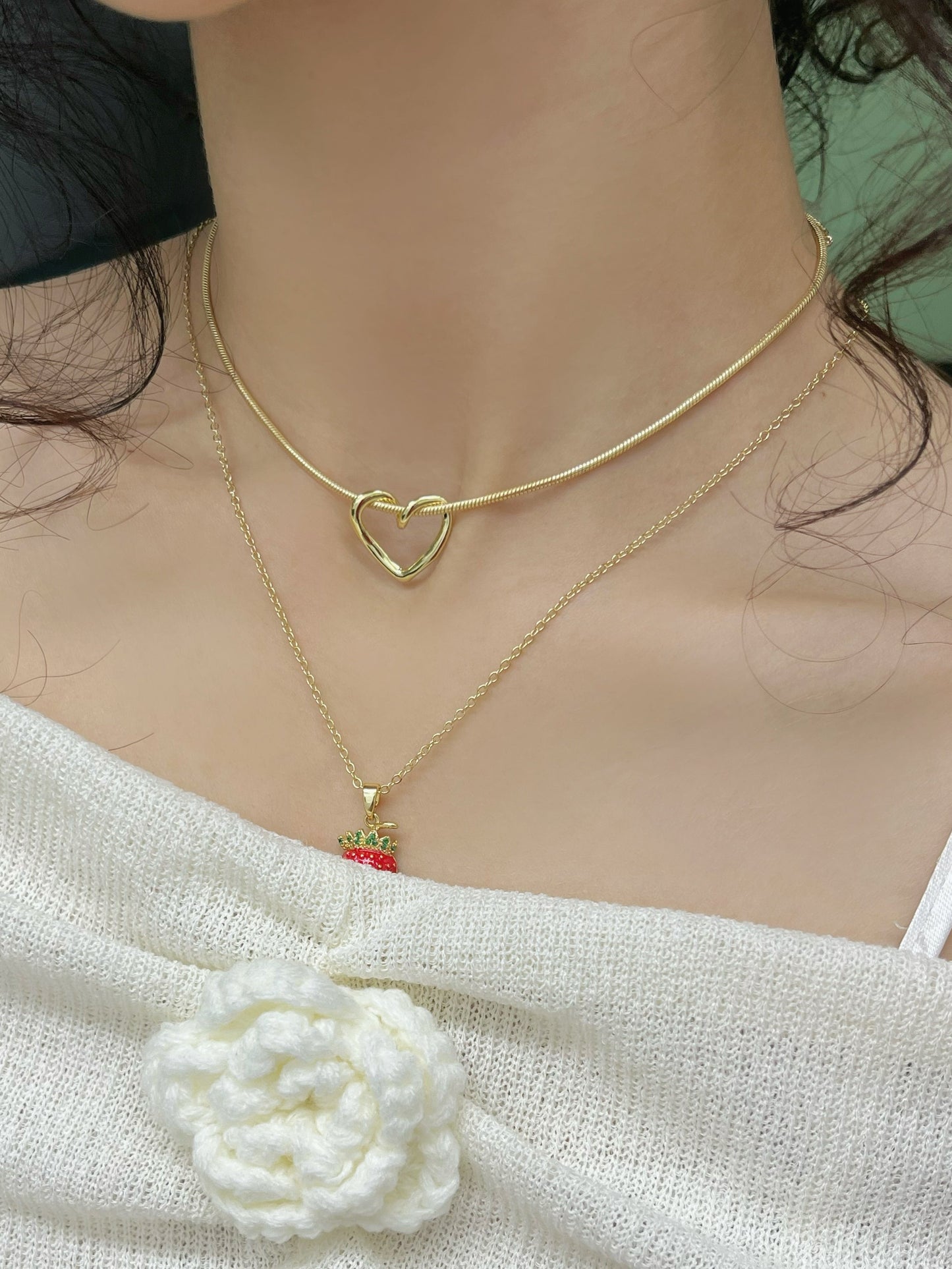 Through-the-Heart Necklace