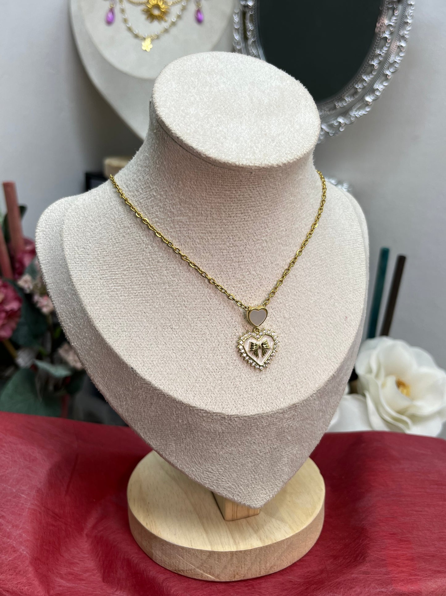 Sweet Whisper Heart Necklace