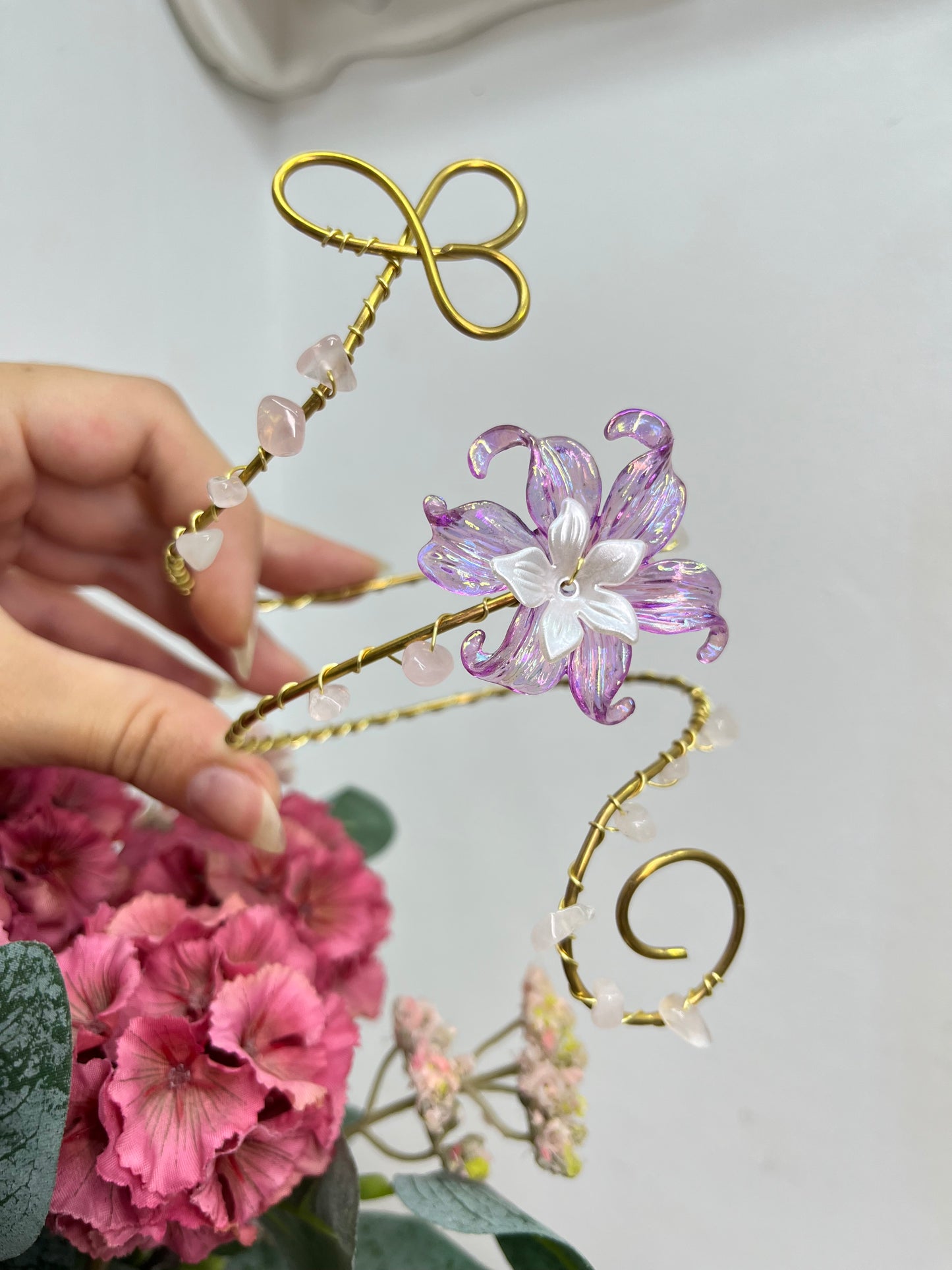 Twilight Orchid Arm Cuff
