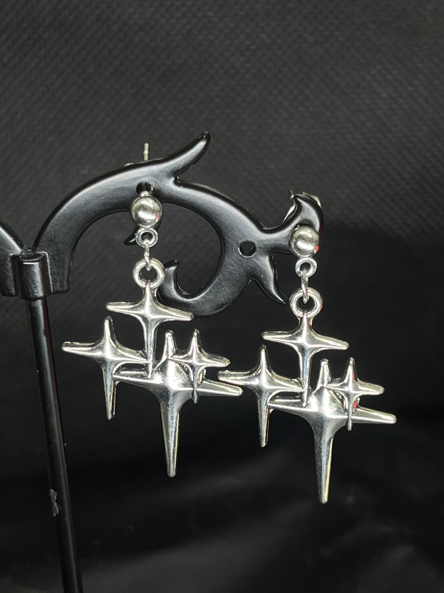 Celestial Sparkle Dangle Earrings