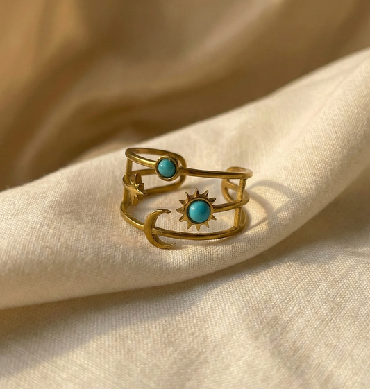 The Celestial Horizon Wrap Ring