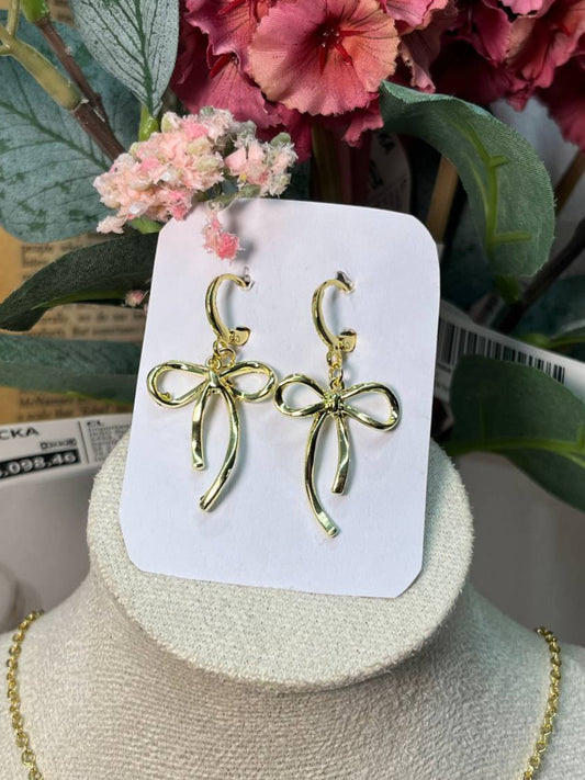 Golden Bows earrings