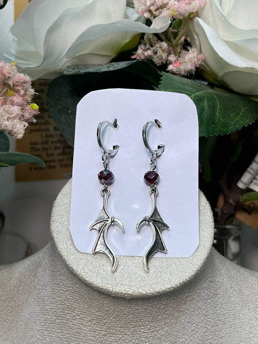 Bat Wing Dangle Earrings