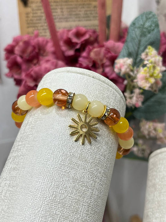 Sun warmth beaded bracelet