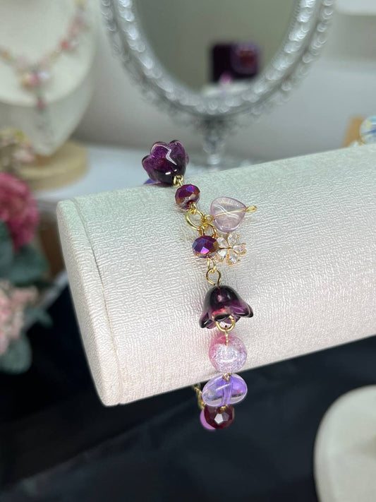 The Shadow Bloom Charm Bracelet