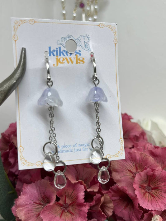 Ethereal Jellyfish Dewdrop Earrings