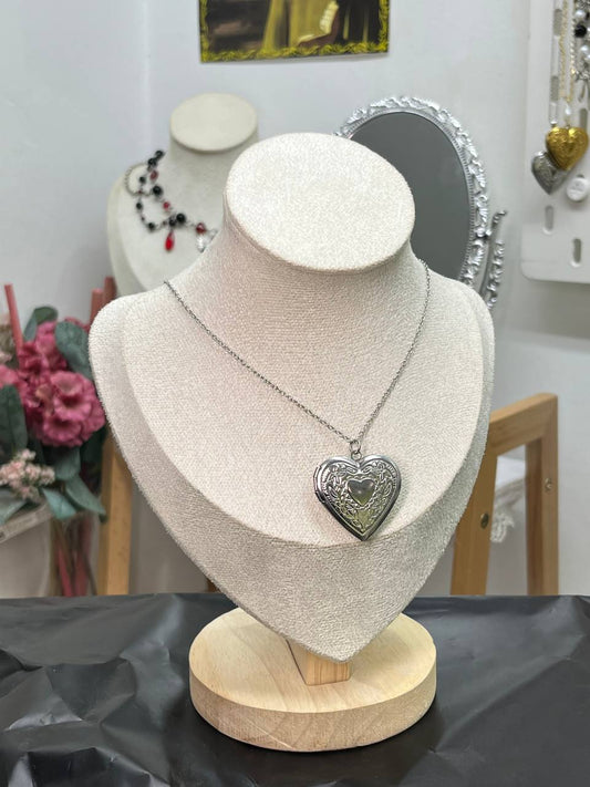 Silver Keeper's Heart Necklace